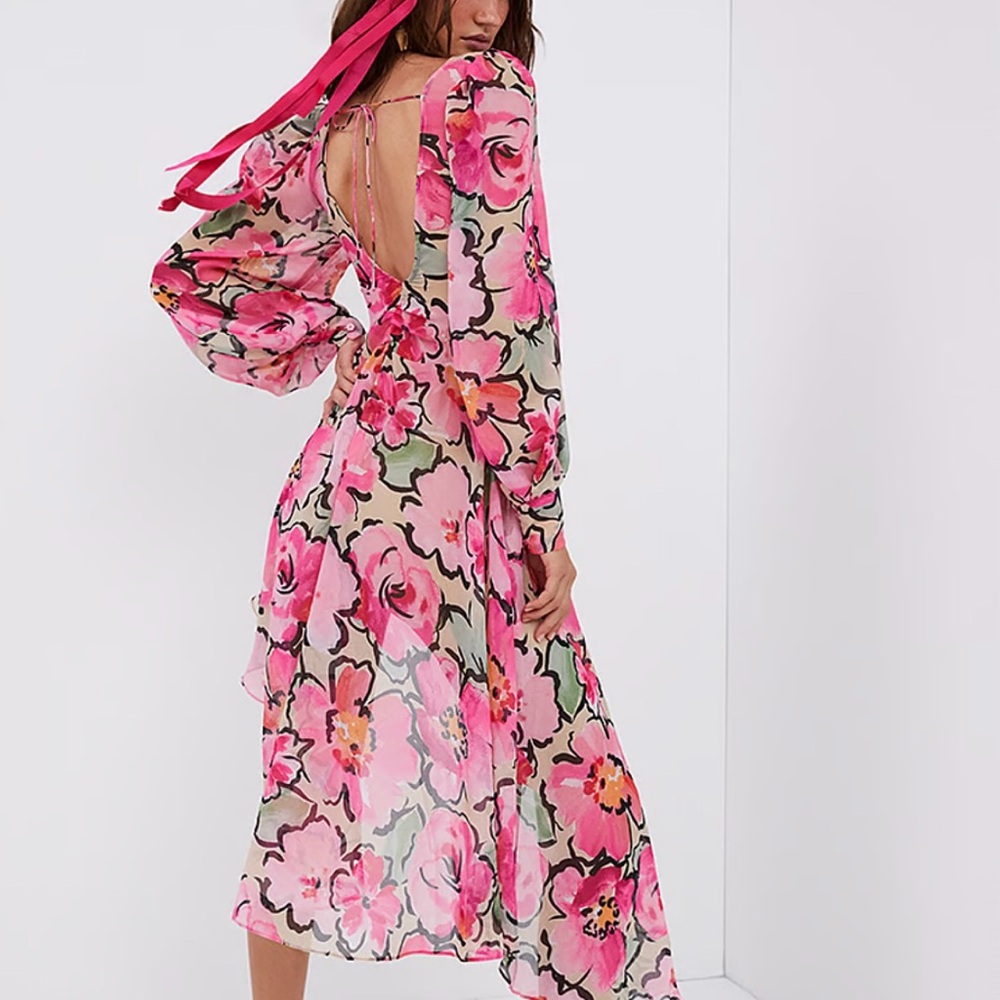 For Love and Lemons Tiana Midi Dress